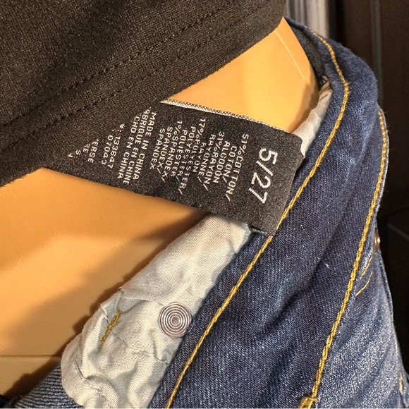 Fashion Nova Dark Blue Jean Shorts - Picture 6 of 6